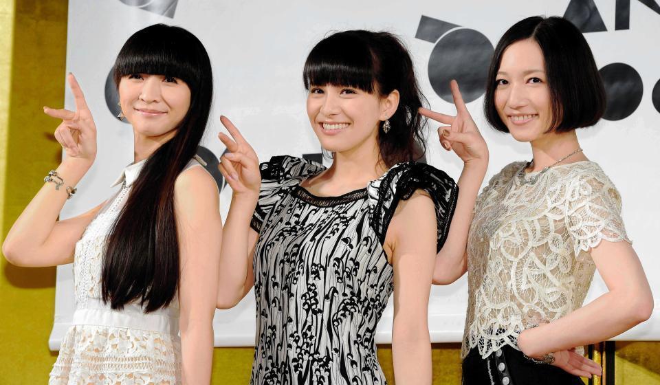 　Ｐｅｒｆｕｍｅの（左から）かしゆか、あ～ちゃん、のっち