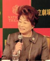 新派公演をＰＲした水谷八重子＝都内