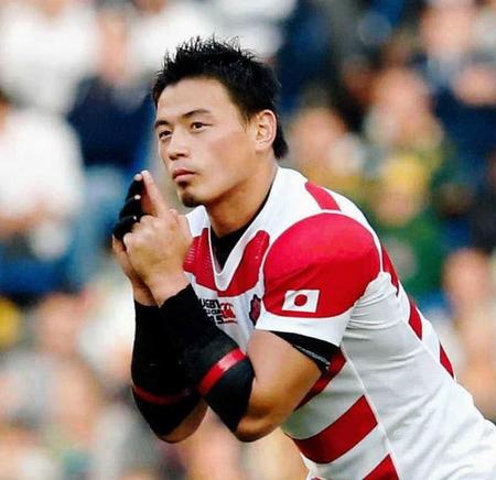 　ラグビー日本代表・五郎丸歩