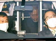 取り調べを終えて戻る清原和博容疑者＝警視庁本部（撮影・佐々木彰尚）