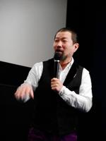 ワレワレハワラワレタイ」の舞台あいさつをする木村祐一＝東京・イオンシネマ板橋