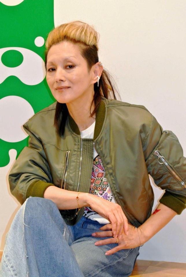 　新アルバムへの思いを語った夏木マリ＝東京・原宿