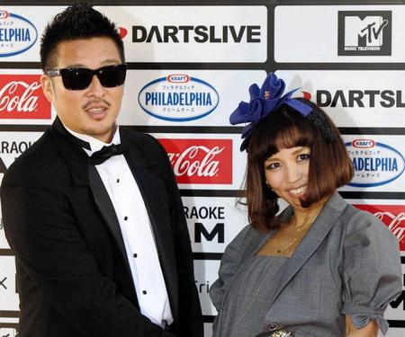 　離婚を発表したＭＩＮＭＩと若旦那