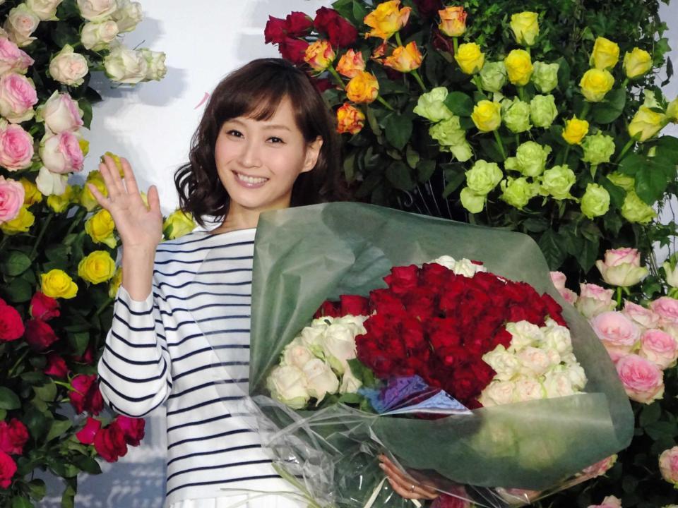 自身の“バラ色の人生”について語った藤本美貴＝東京・二子玉川