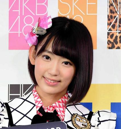 インフルエンザのため活動休止となったＨＫＴ４８・宮脇咲良