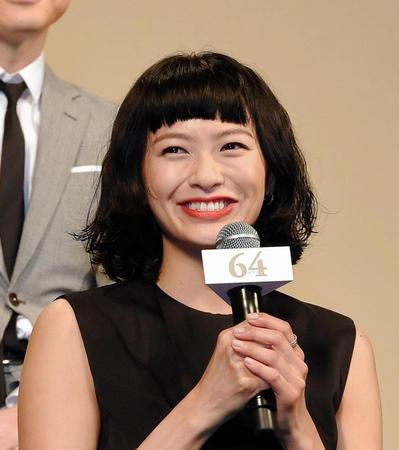 映画「６４」の魅力を語った栄倉奈々＝東京国際フォーラム（撮影・堀内翔）
