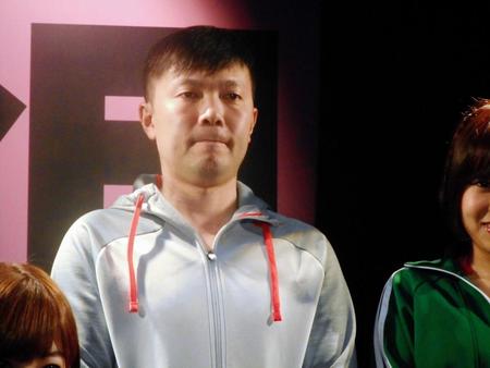 劇団マーガリンズの旗揚げ公演にゲスト出演した弾丸ジャッキーのオラキオ＝東京・新宿シアターブラッツ