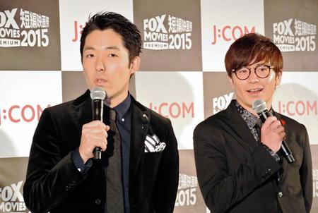 オリエンタルラジオの中田敦彦（左）と藤森慎吾