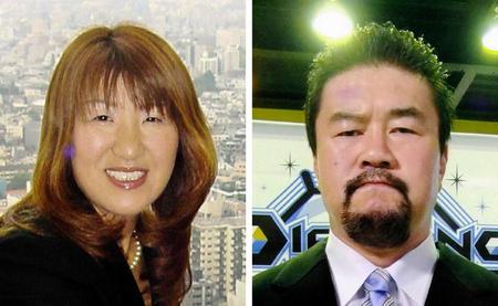 北斗晶（左）と佐々木健介