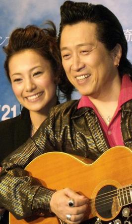 ラブラブぶりを披露していた高橋ジョージと三船美佳夫妻＝２００８年６月