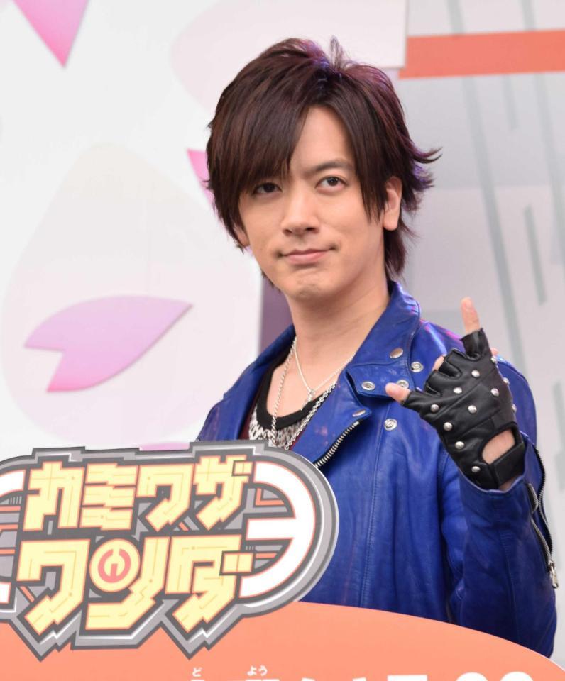 　アニメ「カミワザ・ワンダ」放送直前スペシャルトークショーを行った主題歌を担当するＤＡＩＧＯ＝ＴＢＳサカス広場