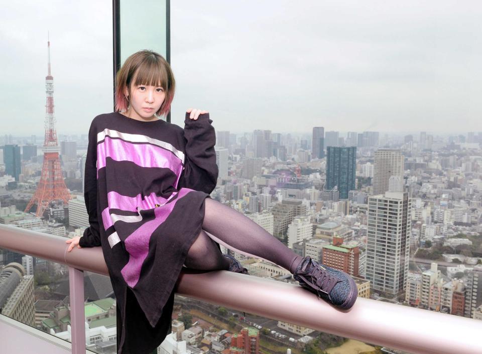 独創的な音楽で多くのファンを魅了する大森靖子＝エイベックス本社　