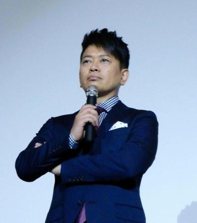 舞台あいさつした宮迫博之＝大阪・梅田ブルク７