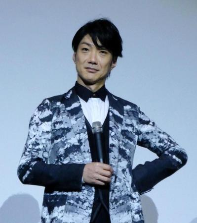 舞台あいさつした野村萬斎＝大阪・梅田ブルク７