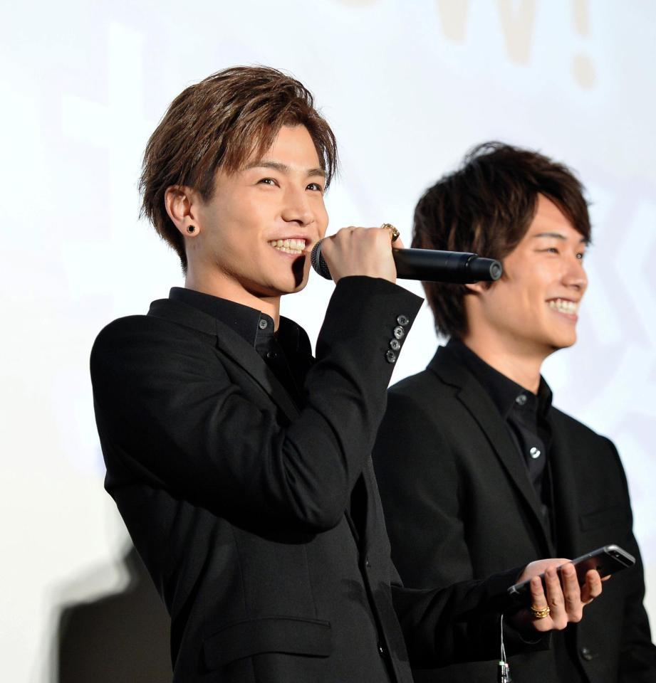 笑顔で映画をＰＲする岩田剛典＝東京・丸の内ピカデリー（撮影・園田高夫）