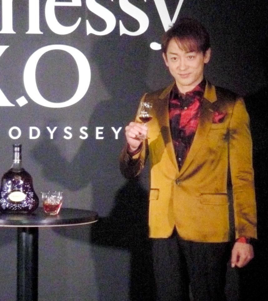 　「ヘネシーＸ．Ｏイベント」に参加した山本耕史＝東京・茅場町