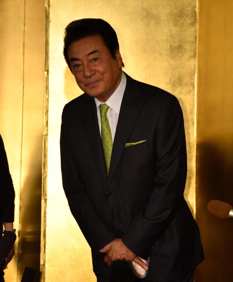 祝いの席に駆けつけた高橋英樹