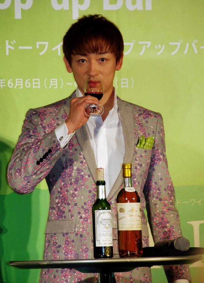 妻の堀北真希を「アモーレ」と呼ぶと宣言した山本耕史＝東京・六本木ヒルズ内