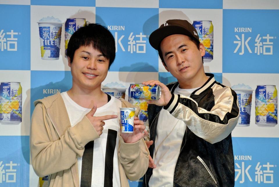 期間限定ユニットを結成したＮＯＮ　ＳＴＹＬＥ・井上裕介（左）とトレンディエンジェル・斎藤司＝都内