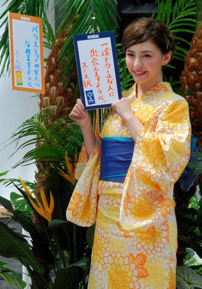 バラエティーの女王を目指すスミス楓＝東京・六本木ミッドタウン　キャノピー・スクエア