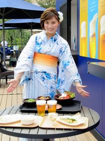 テレビ朝日・山本アナ浴衣姿披露　宇賀アナのビール絵は「パンかと思いました」