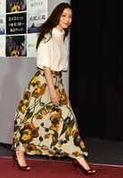 ＮＨＫスペシャル「ドラマ　戦艦武蔵」完成試写会の会見に出席した石原さとみ＝東京・渋谷のＮＨＫ