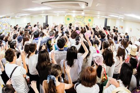 ファンモン解散後、初イベントを開催したモン吉＝東京都八王子市 