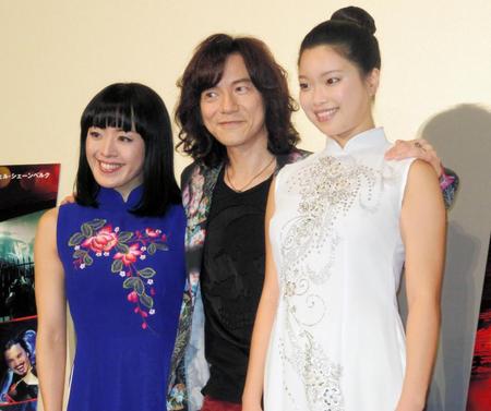 ミュージカルへの思いを語った（左から）中野加奈子、ダイアモンドユカイ、キム・スハ＝東京・日比谷