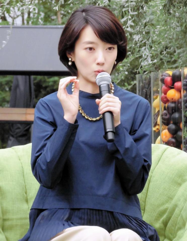 イベントに出席した波瑠＝東京・代官山