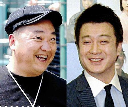 極楽とんぼの山本圭壱（左）と加藤浩次