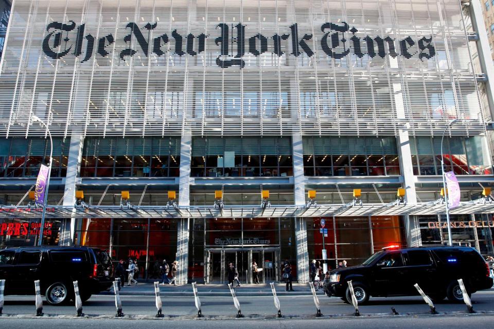 　トピ・トランプ氏、ＮＹＴ紙訪問