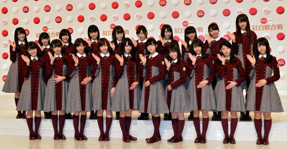 紅白歌合戦に初出場する欅坂４６＝東京・渋谷のＮＨＫ（撮影・佐々木彰尚）