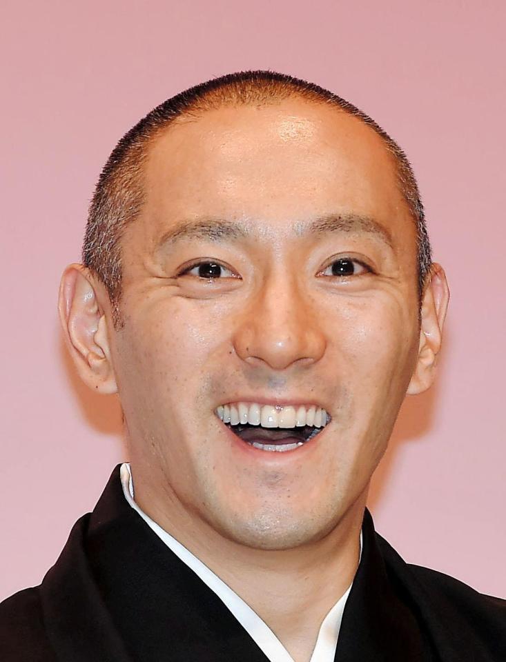 「六本木歌舞伎」第二弾の魅力を語る市川海老蔵＝東京・成城の東宝スタジオ（撮影・堀内翔）