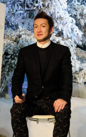 トークショーを行った中村獅童＝東京・丸の内