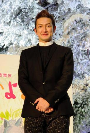 トークショーを行った中村獅童＝都内