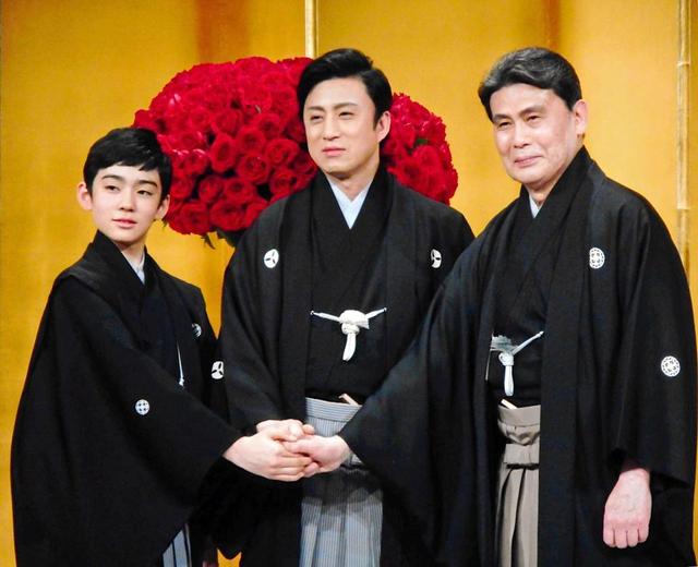 松本白鸚、幸四郎、染五郎襲名記念風呂敷 松本白鸚、幸四郎、染五郎襲名記念風呂敷 【公式通販】
