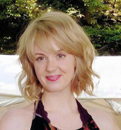 　「マッサン」でヒロインのエリーを演じた米女優のシャーロット・ケイト・フォックス