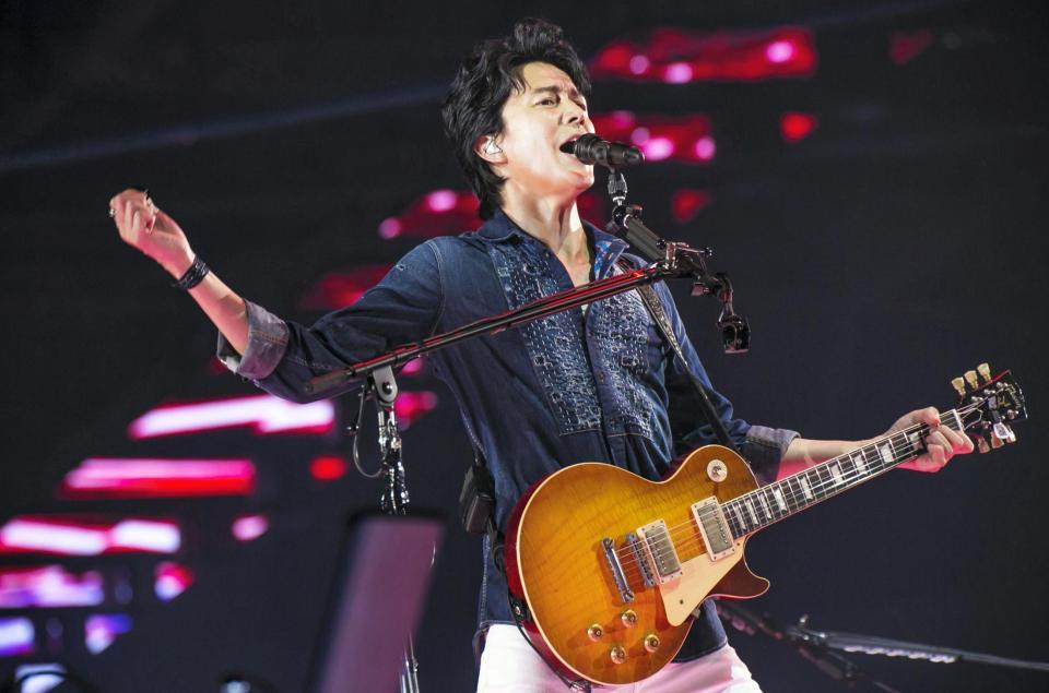 ファンにパパになったことを報告した福山雅治＝パシフィコ横浜