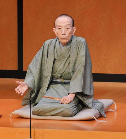 高座を務めた桂歌丸＝東京・国立演芸場