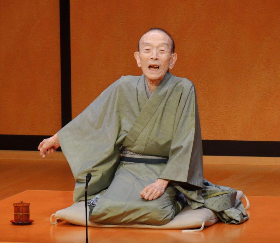 高座を務めた桂歌丸＝東京・国立演芸場