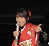 紅白歌合戦の司会を務める紅組の有村架純＝東京・ＮＨＫホール