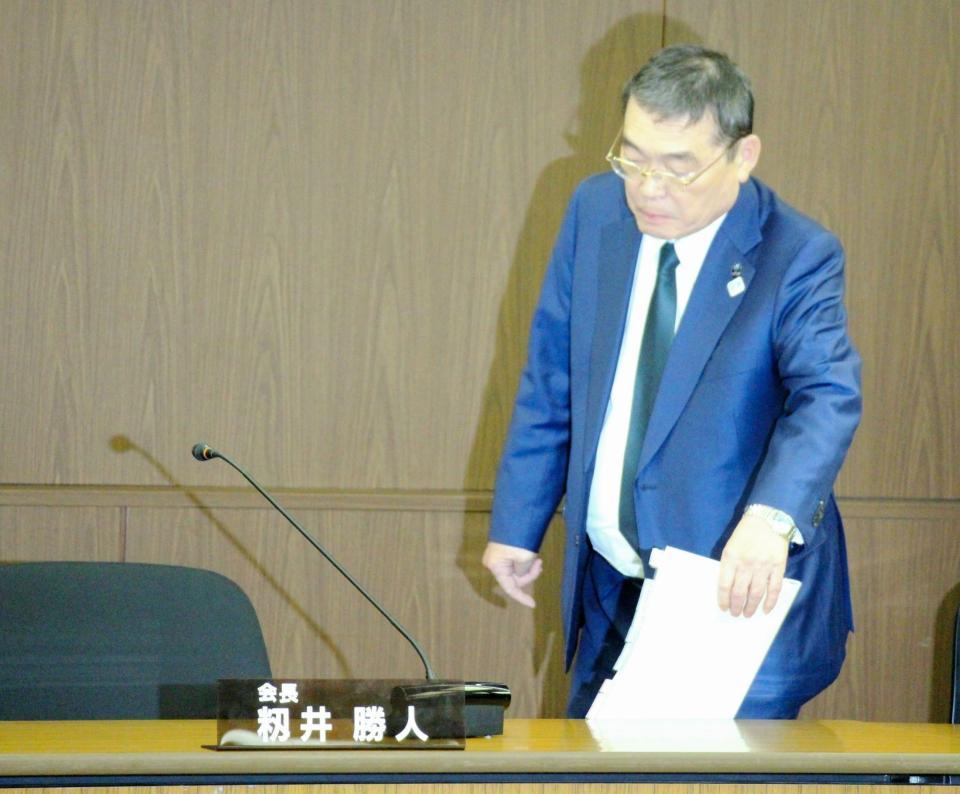 体調不良をおして退任前最後の定例会見に臨んだＮＨＫ籾井勝人会長