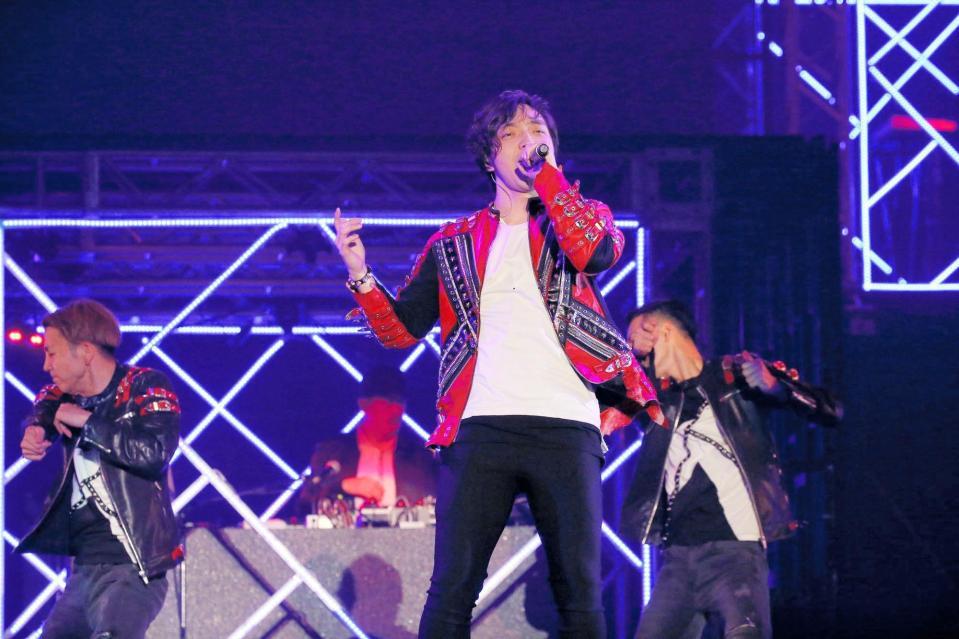 ライブツアーの最終公演を行った三浦大知＝東京・国立代々木第一体育館