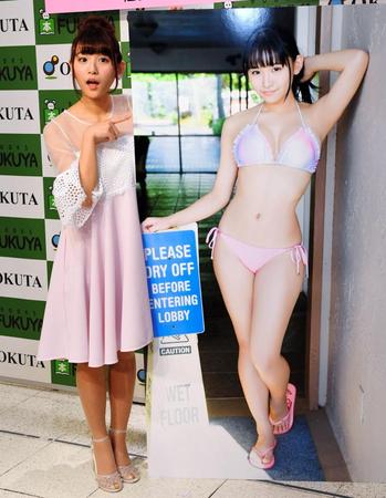 等身大の限定写真集も発売する浅川梨奈＝福家書店新宿サブナード店（撮影・三好信也）