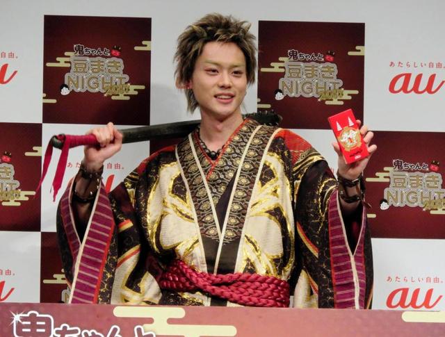 菅田将暉 鬼ちゃん姿で豆まき 人生相談 芸能 デイリースポーツ Online