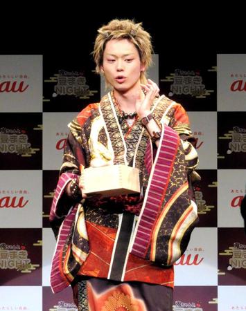 　ＣＭの鬼役のまま豆まきイベントを行った菅田将暉＝都内
