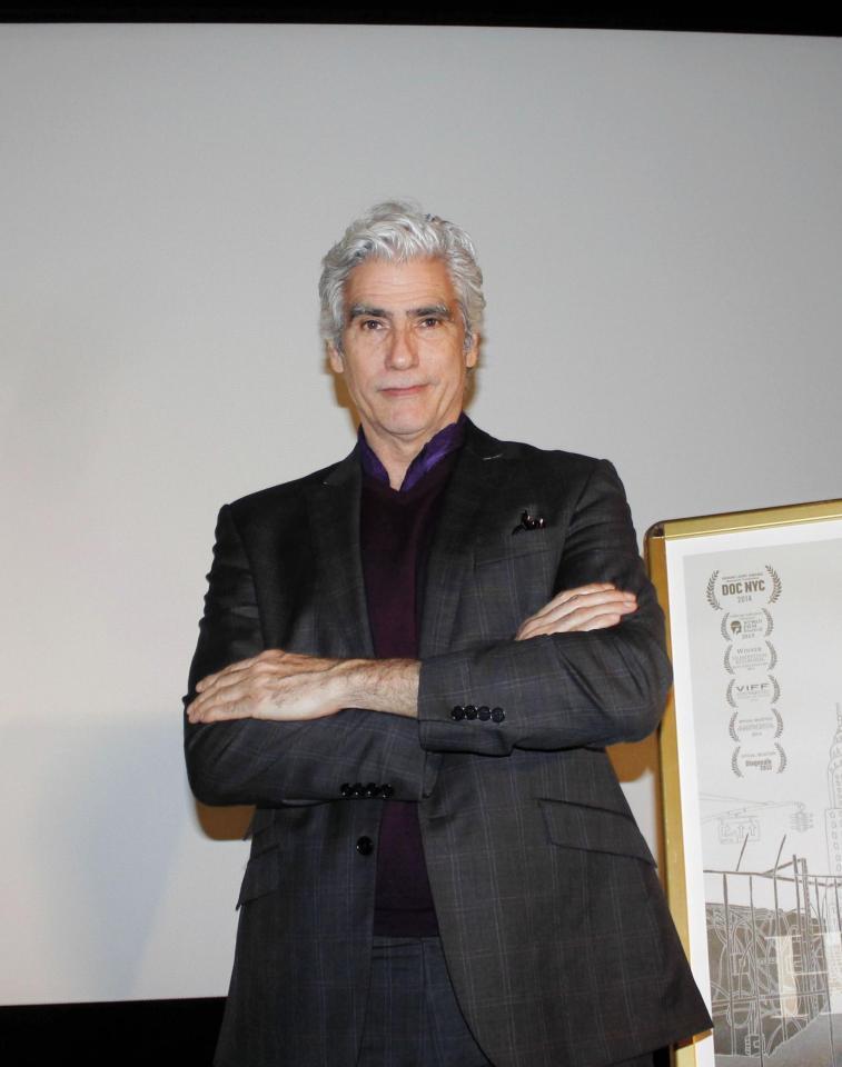 映画「ホームレス　ニューヨークと寝た男」のＰＲと就職活動のため来日し、舞台挨拶を行ったマーク・レイ＝大阪市内