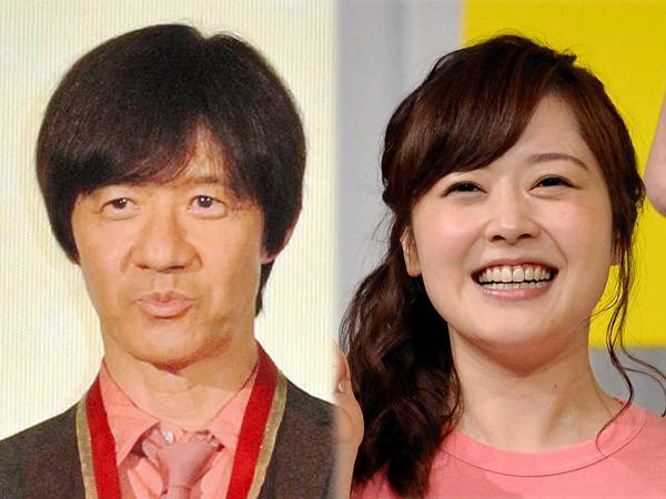 　「理想の上司」１位に輝いた男性部門の内村光良（左）と女性部門の水卜麻美アナウンサー