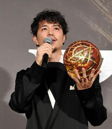 年末、話題になった「空前絶後」のフレーズを再び口にした斎藤工＝東京都港区のＴＯＨＯシネマズ六本木ヒルズ（撮影・出月俊成）