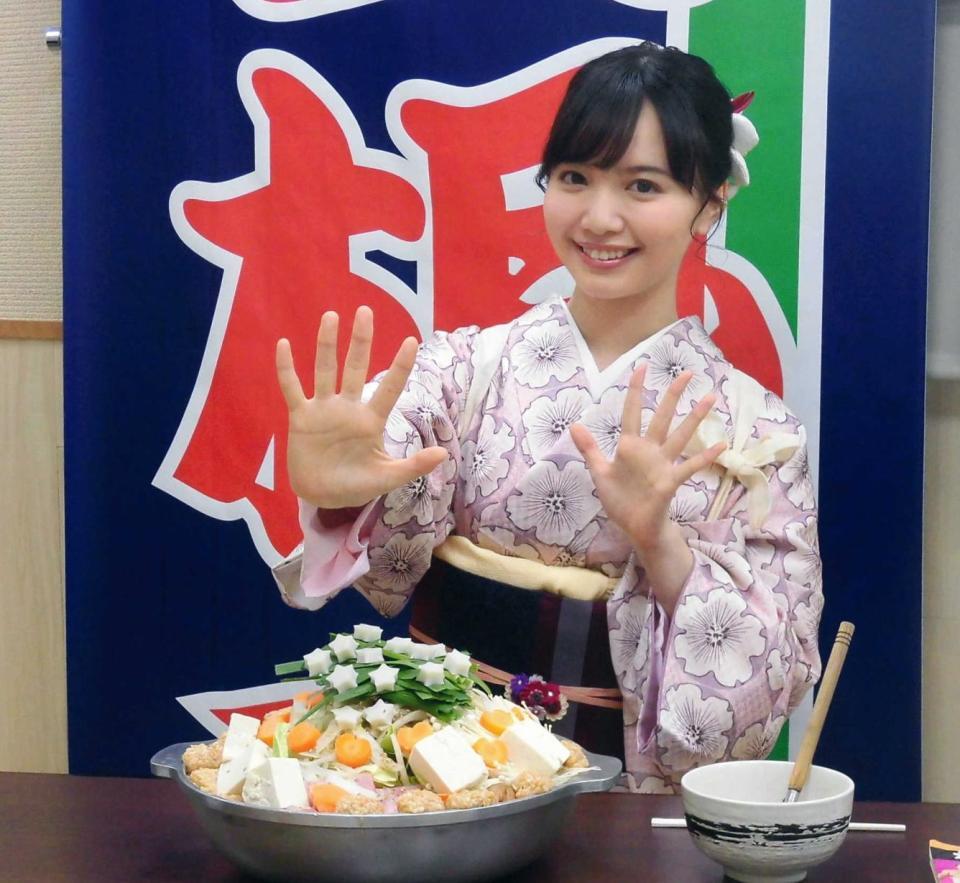 　“相撲アイドル”の山根千佳